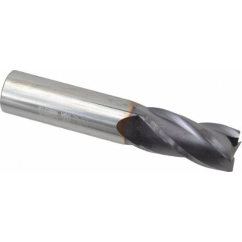 Niagara Cutter 3/4, 1-1/2 LOC, 3/4 Shank Diam, 4 OAL, 4 Flute, Solid Carbide Square End Mill Single End, TiAlN Finish...